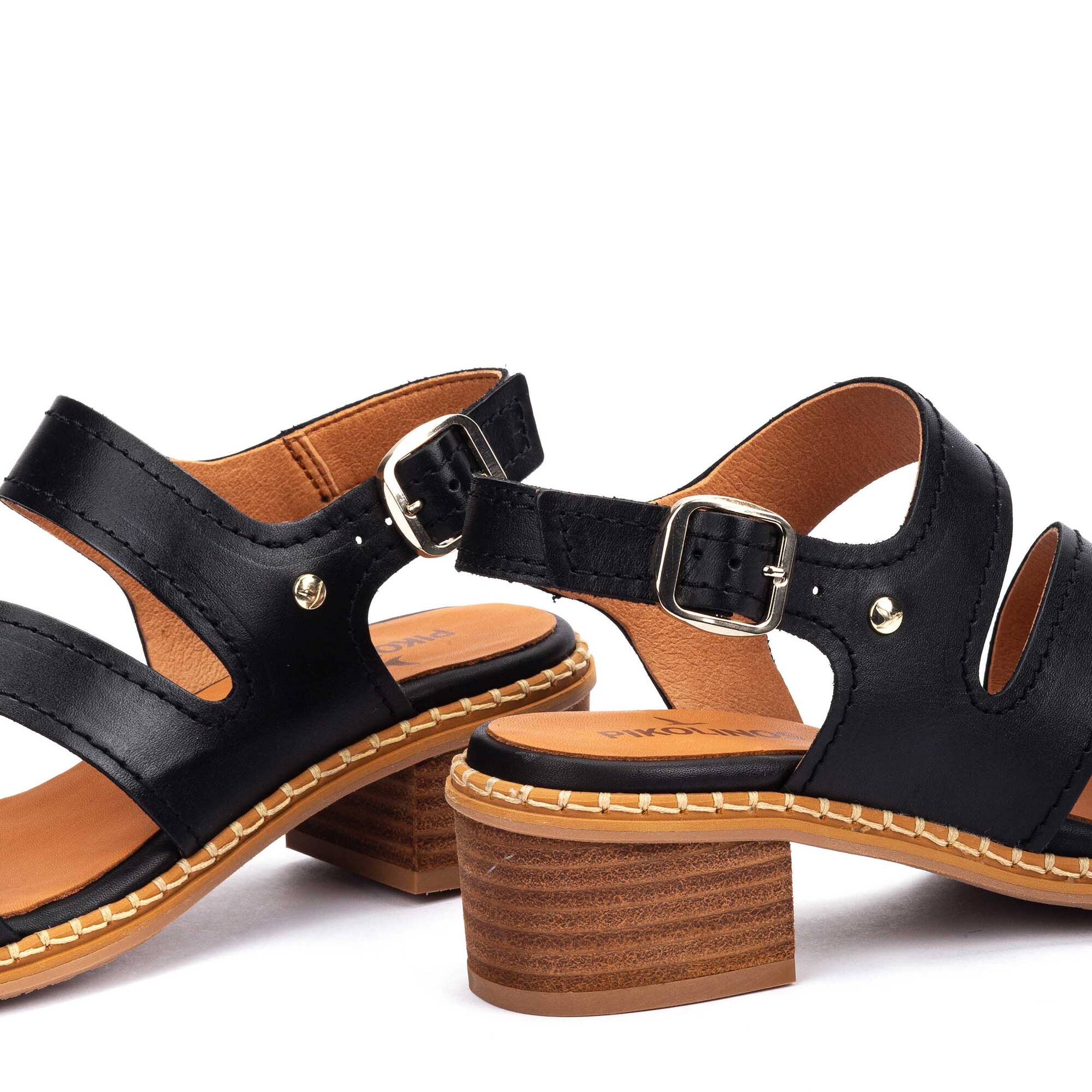 Sandalen met Hakken | BLANES W3H-1635, BLACK, large image number 60-W3H-1635_000_Pikolinos_BLANES_BLACK_full.jpg | null