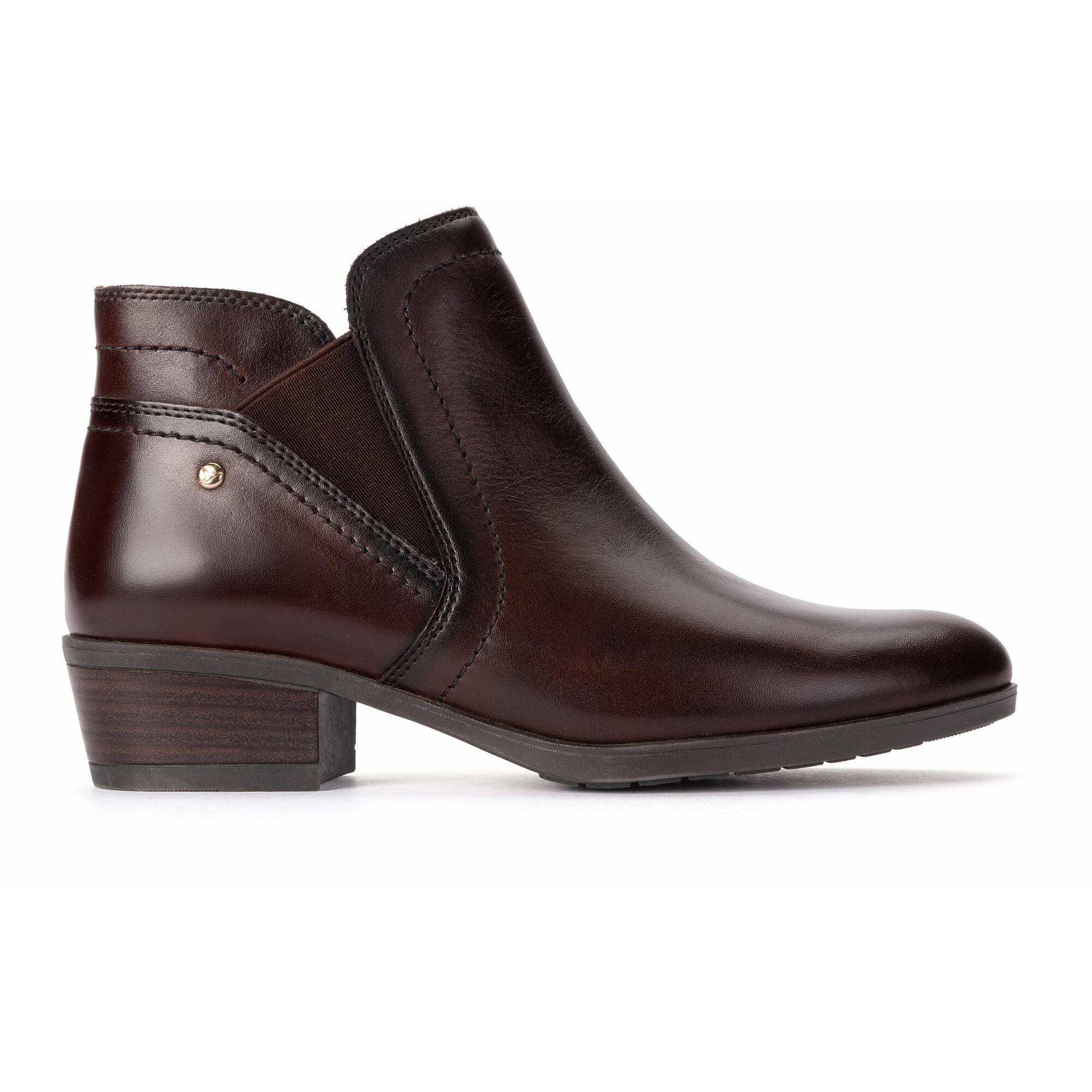 Women's heeled ankle boots with zipper DAROCA W1U-872620237