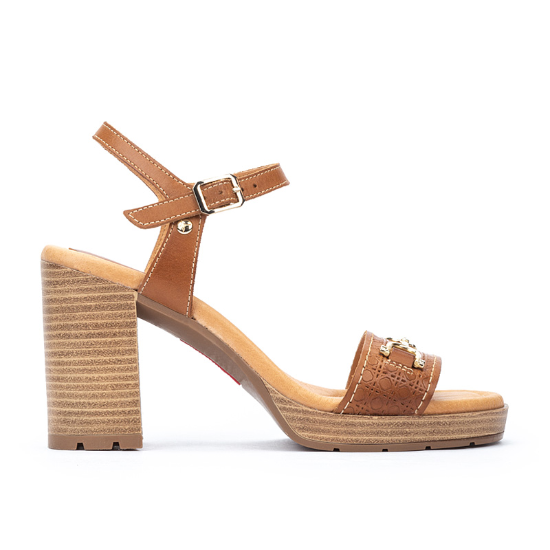 Pikolinos Sandales à talon en cuir CAMPELLO W4X