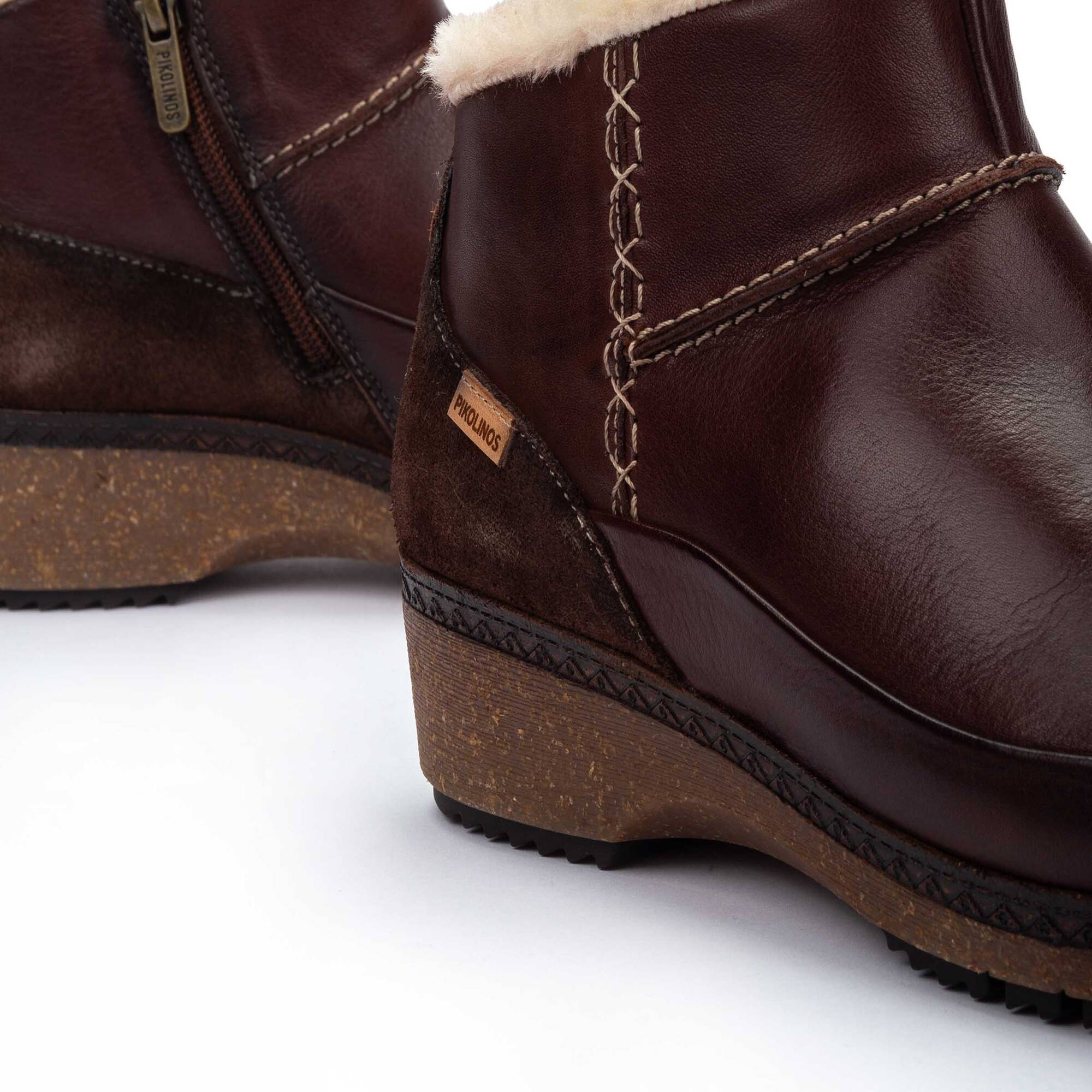 Flat ankle boots | GRANADA W0W-8827C1, CAOBA, large image number 60-W0W-8827C1_130_Pikolinos_GRANADA_CAOBA_full.jpg | null