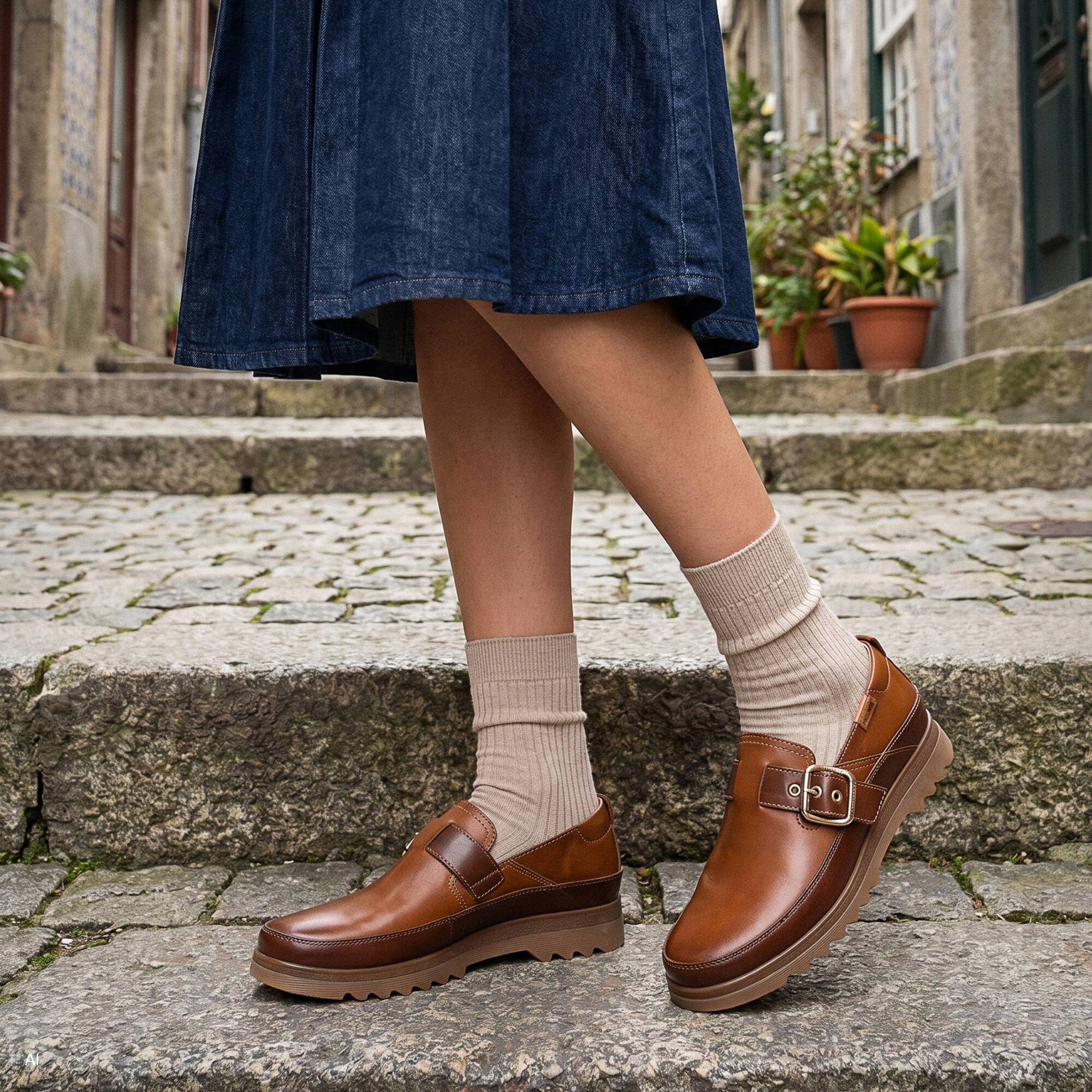 Flats | VIGO W3W-4969C1, BRANDY, large image number 90-W3W-4969C1_250_Pikolinos_VIGO_BRANDY_AI_full.jpg | null