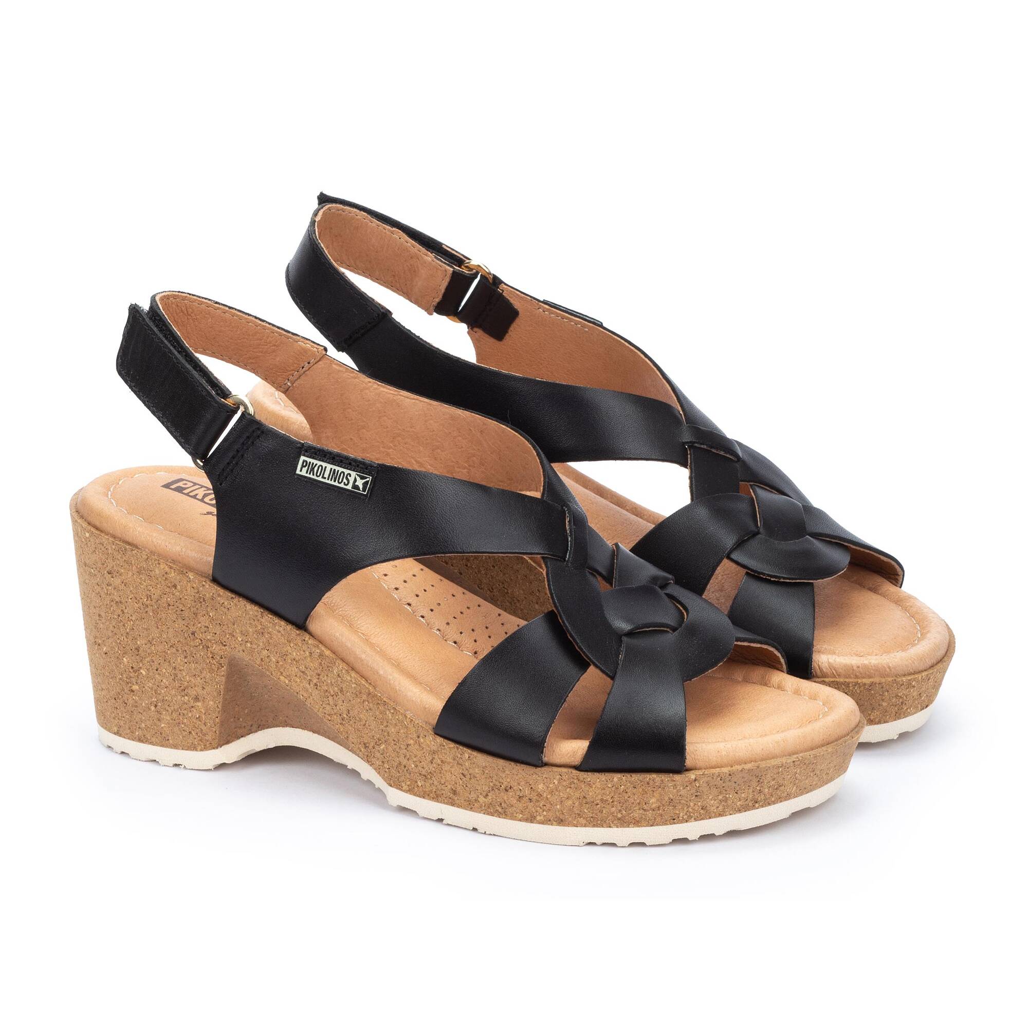Wedges | ARENALES W3B-1518, BLACK, large image number 20-W3B-1518_000_Pikolinos_ARENALES_BLACK_full.jpg | null