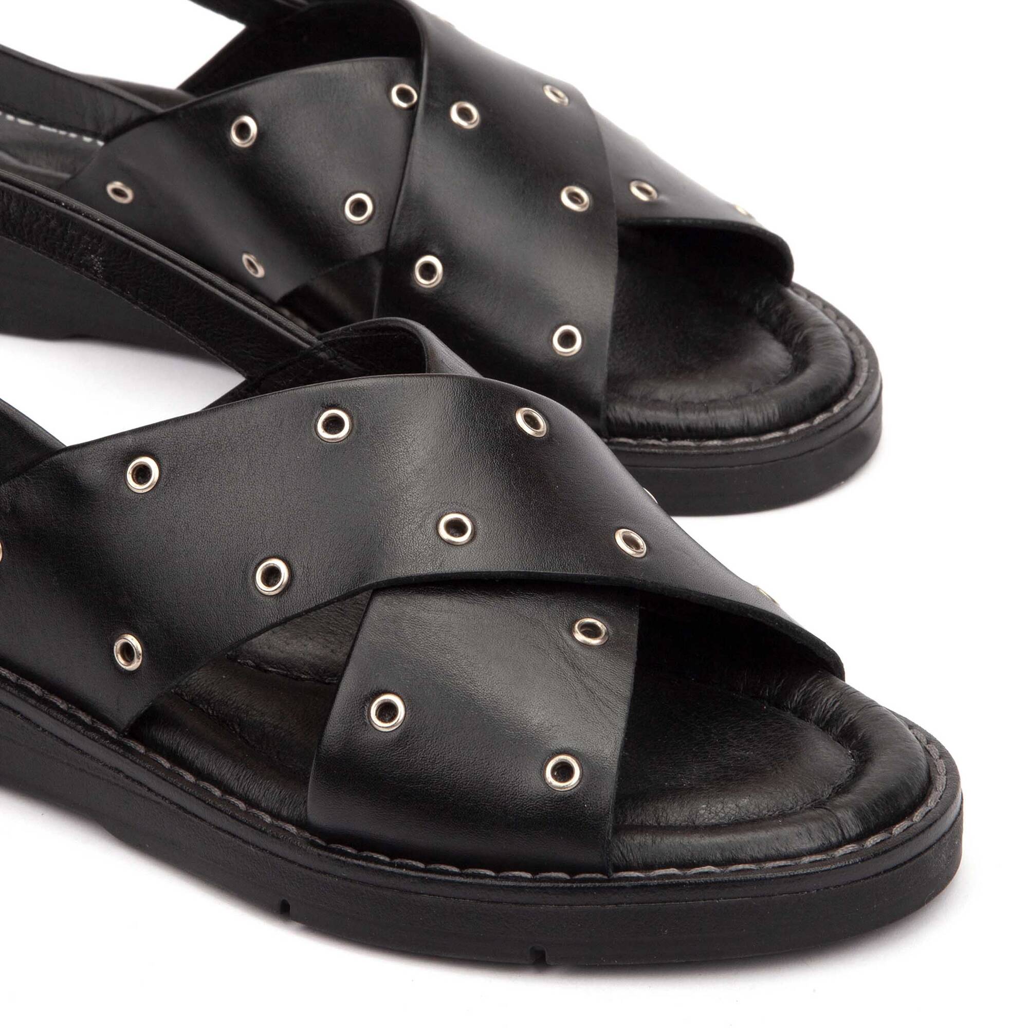 Sandalias planas | ROQUETAS W9B-0782, BLACK, large image number 60-W9B-0782_000_Pikolinos_ROQUETAS_BLACK_full.jpg | null