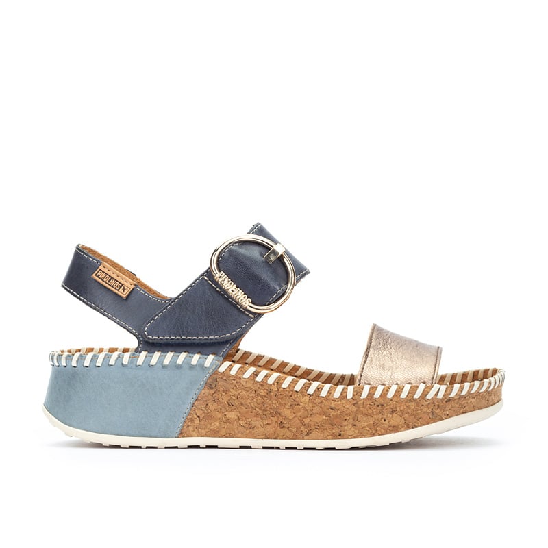 Pikolinos Sandalias cuña de piel MARINA W1C