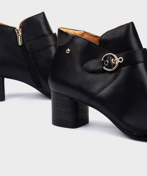 Heeled Booties | CALAFAT W1Z-8602C1 | BLACK | Pikolinos