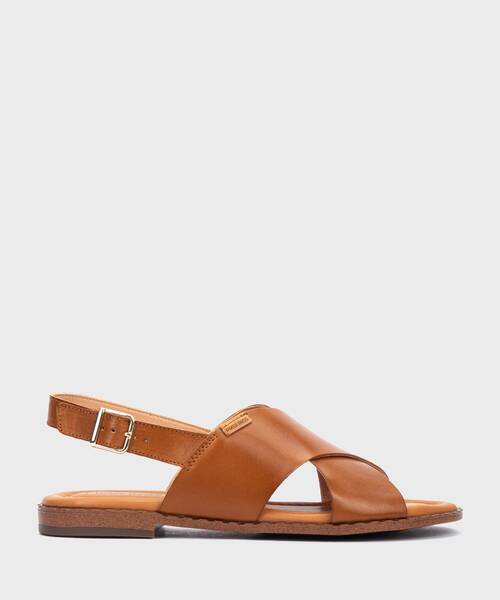 Flat sandals | ALGAR W0X-0576 | BRANDY | Pikolinos