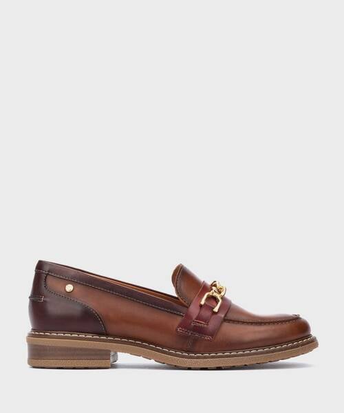 Mocassim com corrente decorativa , ALDAYA W8J , ALDAYA W8J-3875C1 , CUERO