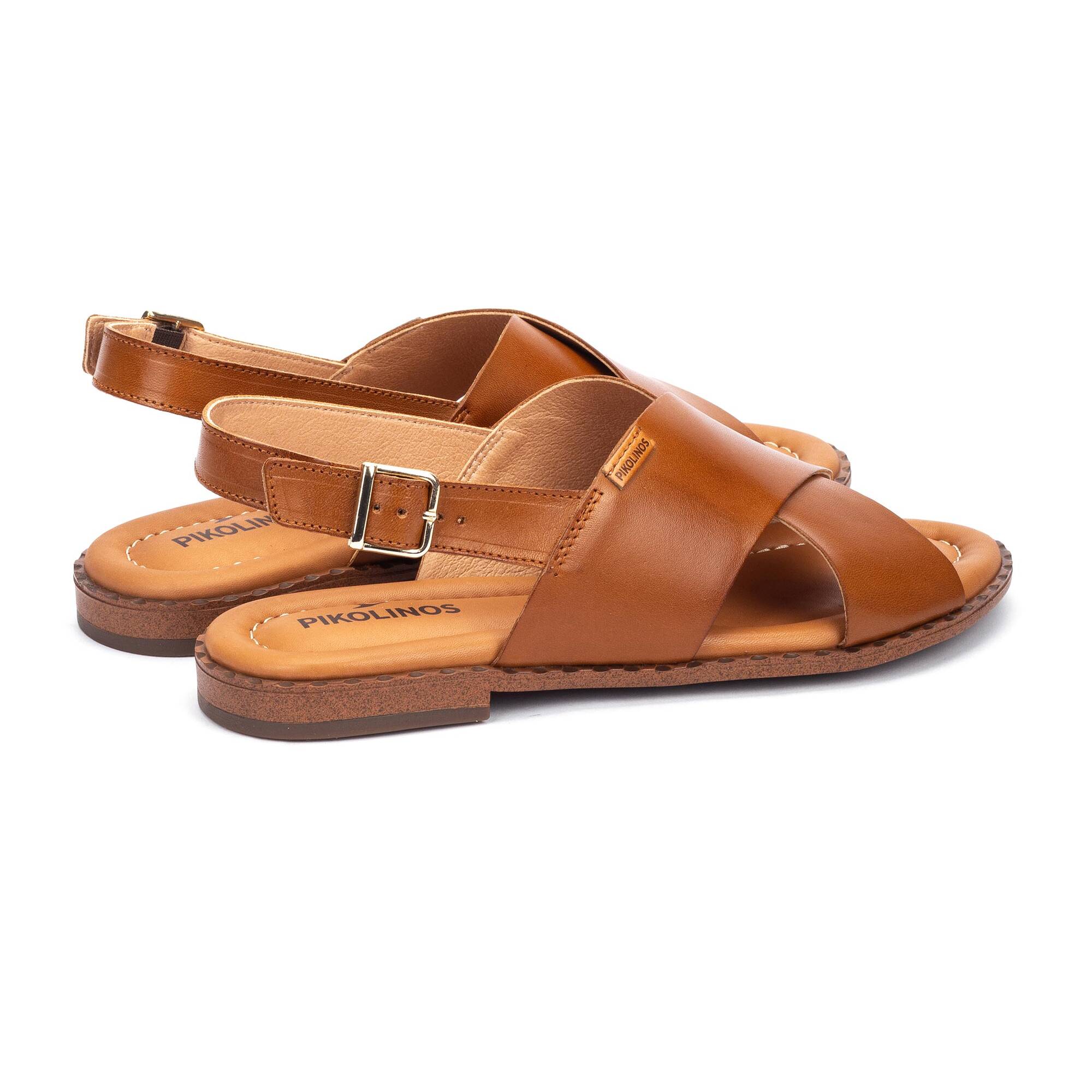Flat sandals | ALGAR W0X-0576, BRANDY, large image number 30-W0X-0576_250_Pikolinos_ALGAR_BRANDY_full.jpg | null