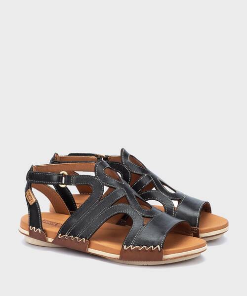 Sandalias Planas | TENERIFE W4S-0712C1 | BLACK | Pikolinos