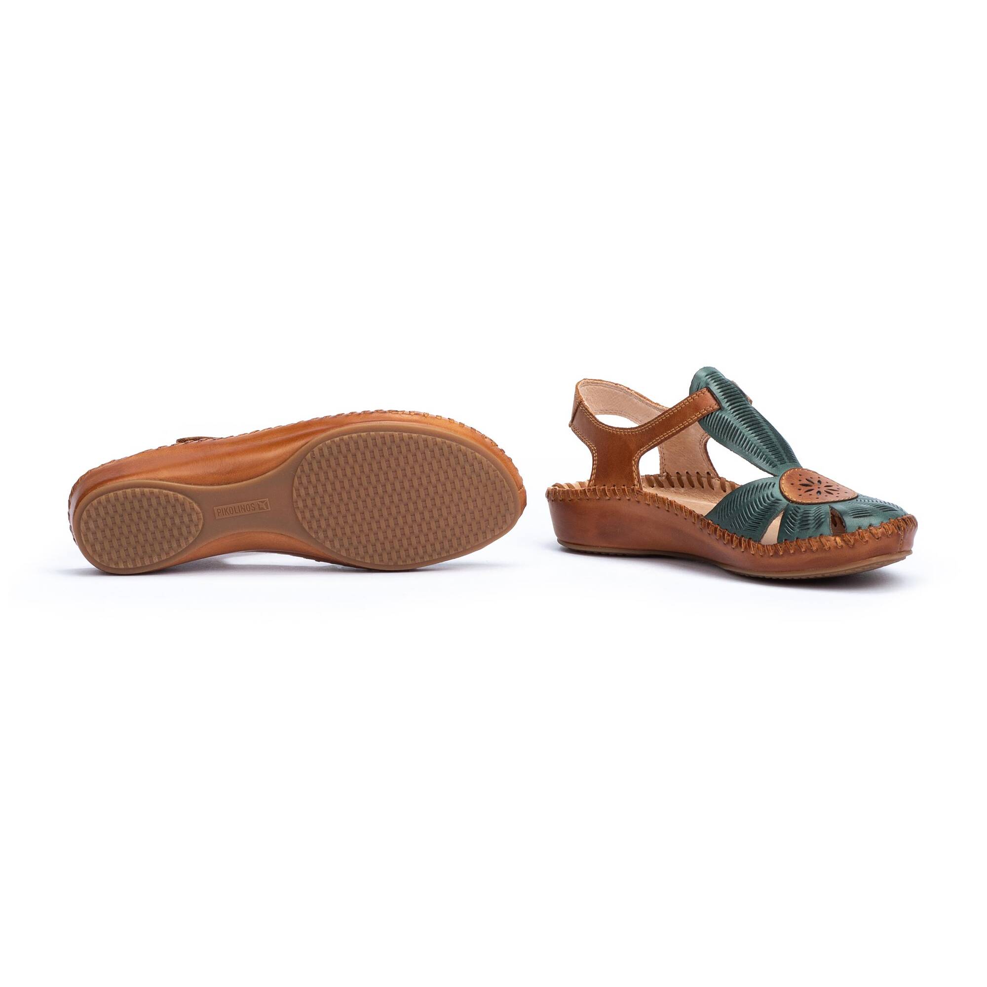 Sandals and Mules | P. VALLARTA 655-0575, EMERALD, large image number 70 | null