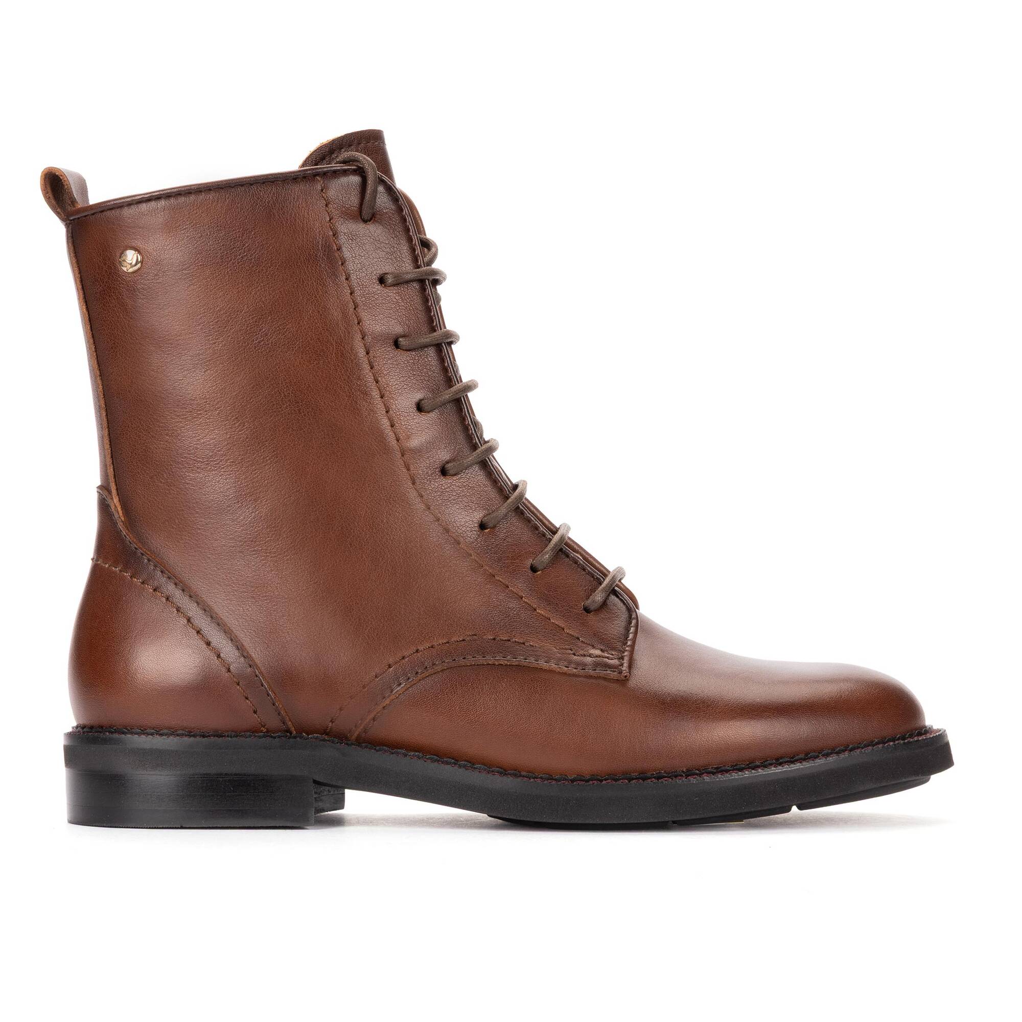 LESINO 15mL エルシーノ００２ Women's lace-up flat ankle boots DEVA W2L-8749 | PIKOLINOS