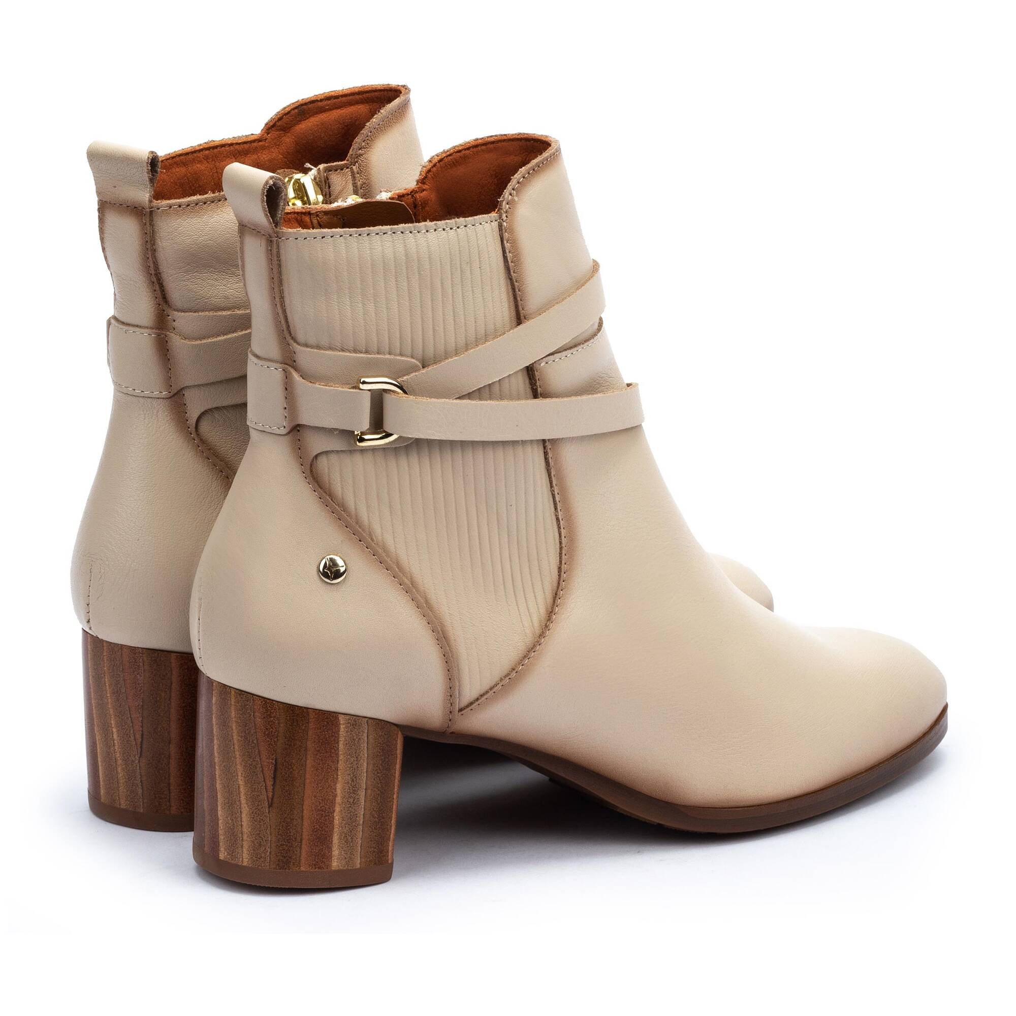 Heeled Booties | CALAFAT W1Z-8841, MARFIL, large image number 30 | null
