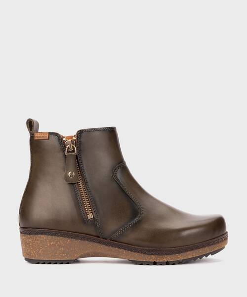 Flat Booties | GRANADA W0W-8988C1 | SEAWEED | Pikolinos