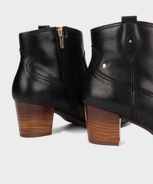 Heeled ankle boots | ZAMORA W0E-8731 | BLACK | Pikolinos