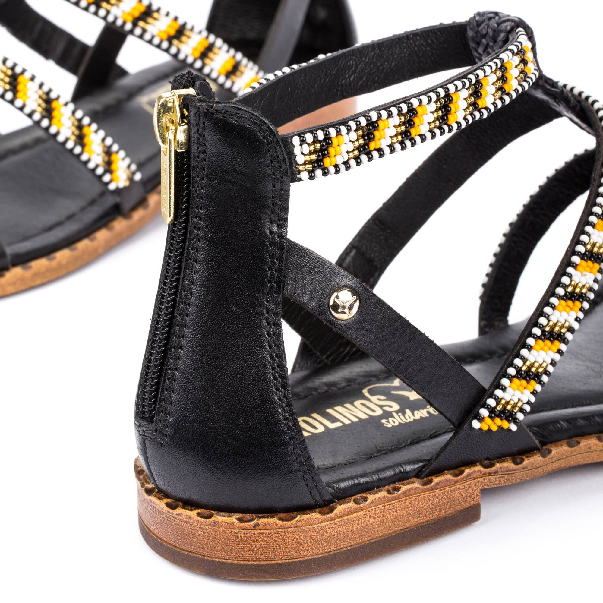Sandalias Planas | ALGAR W0X-MA0618, BLACK, large image number 60 | null