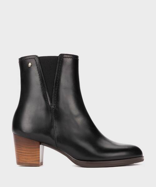 Bottines &agrave; Talons | ZAMORA W0E-8628 | BLACK | Pikolinos