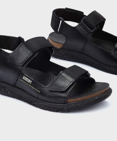 Sandals | NIJAR M0B-0122 | BLACK | Pikolinos