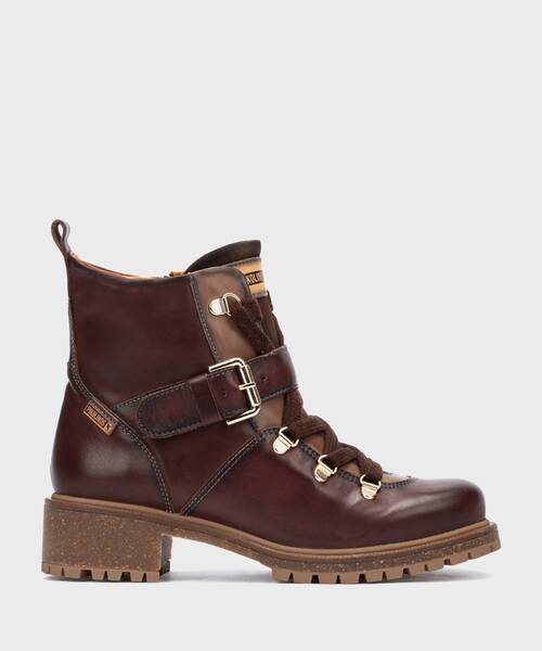 Botines Planos | ASPE W9Z-8748C1 | CAOBA | Pikolinos