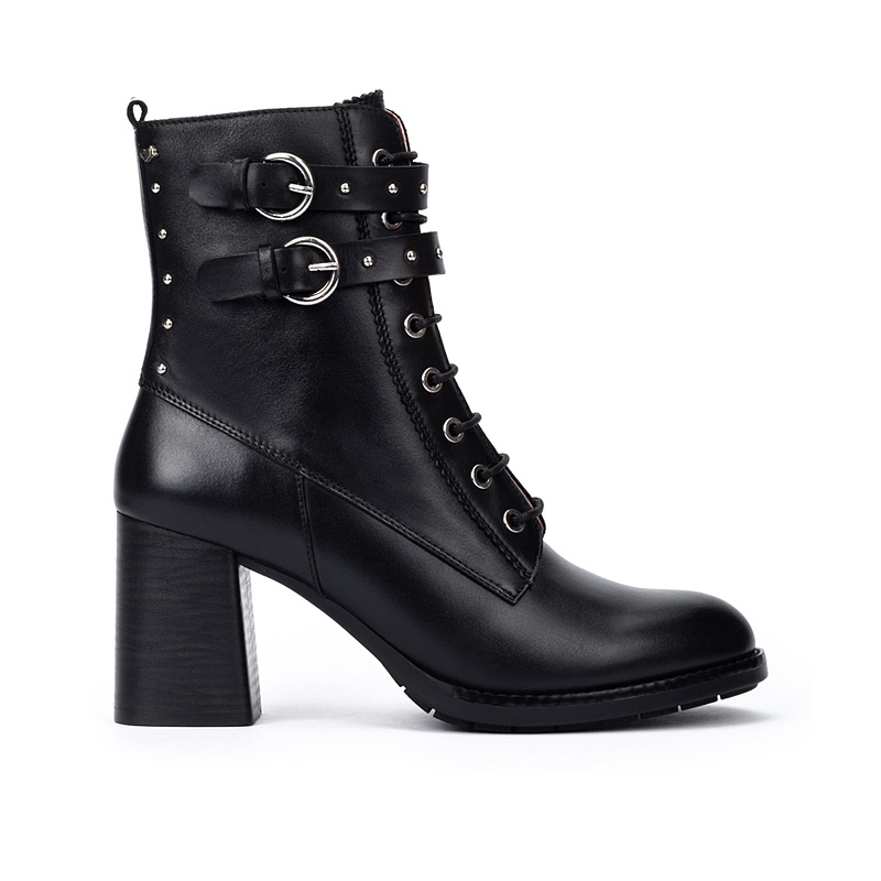 Pikolinos Botines de tacón de piel PALENCIA W9U