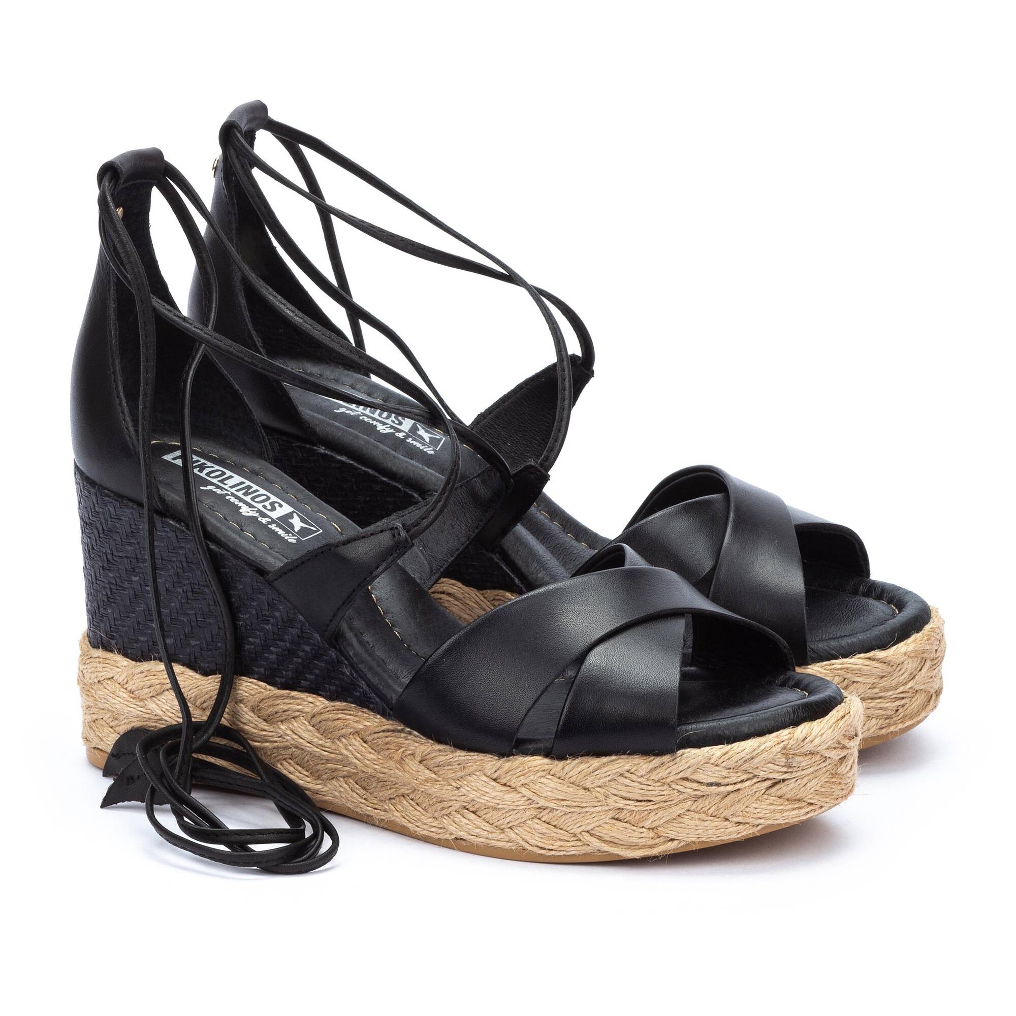 Comfy black wedges online