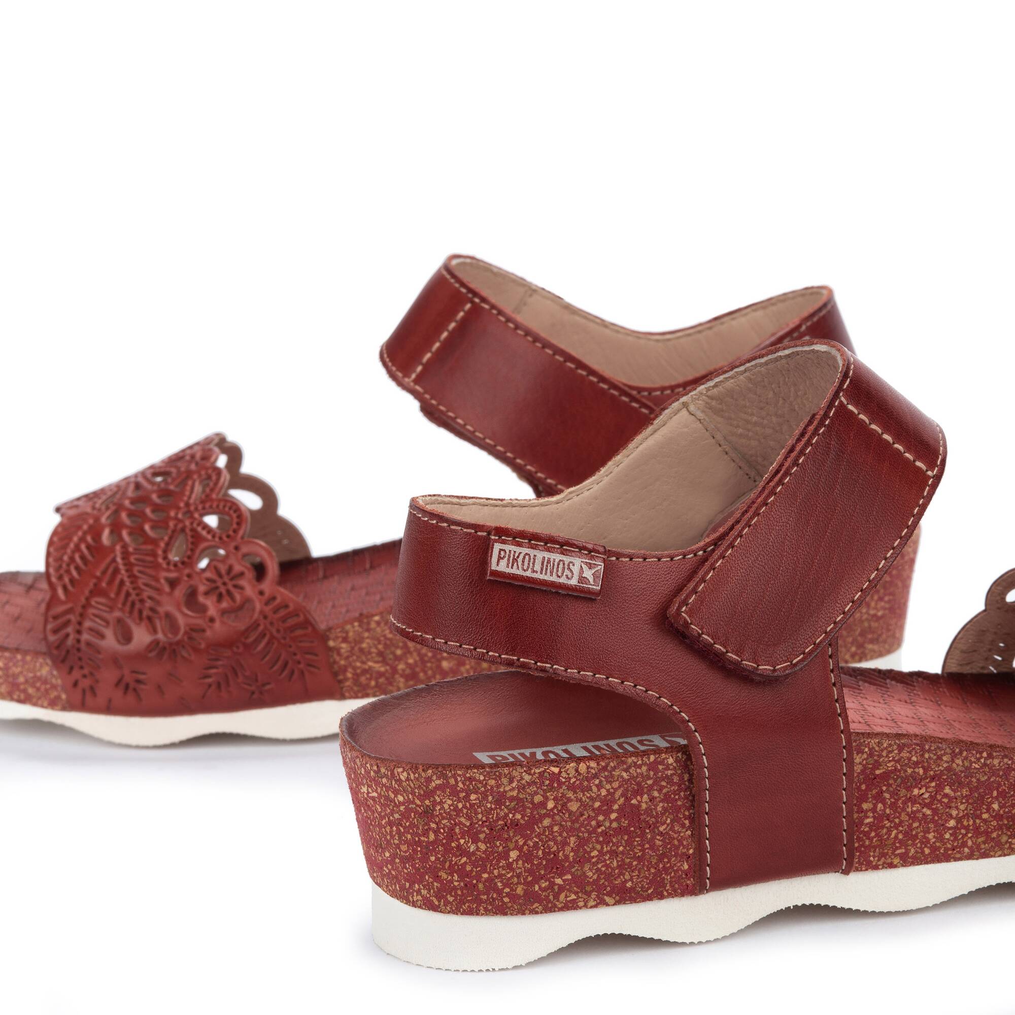 Pikolinos red sandals new arrivals