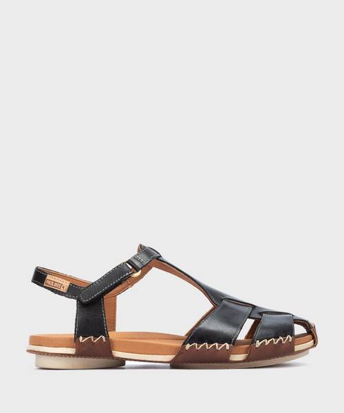 Sandalias planas | TENERIFE W4S-0504C1 | BLACK | Pikolinos