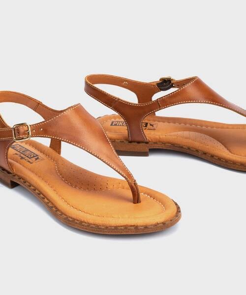 Flat Sandals | ALGAR W0X-0954 | BRANDY | Pikolinos