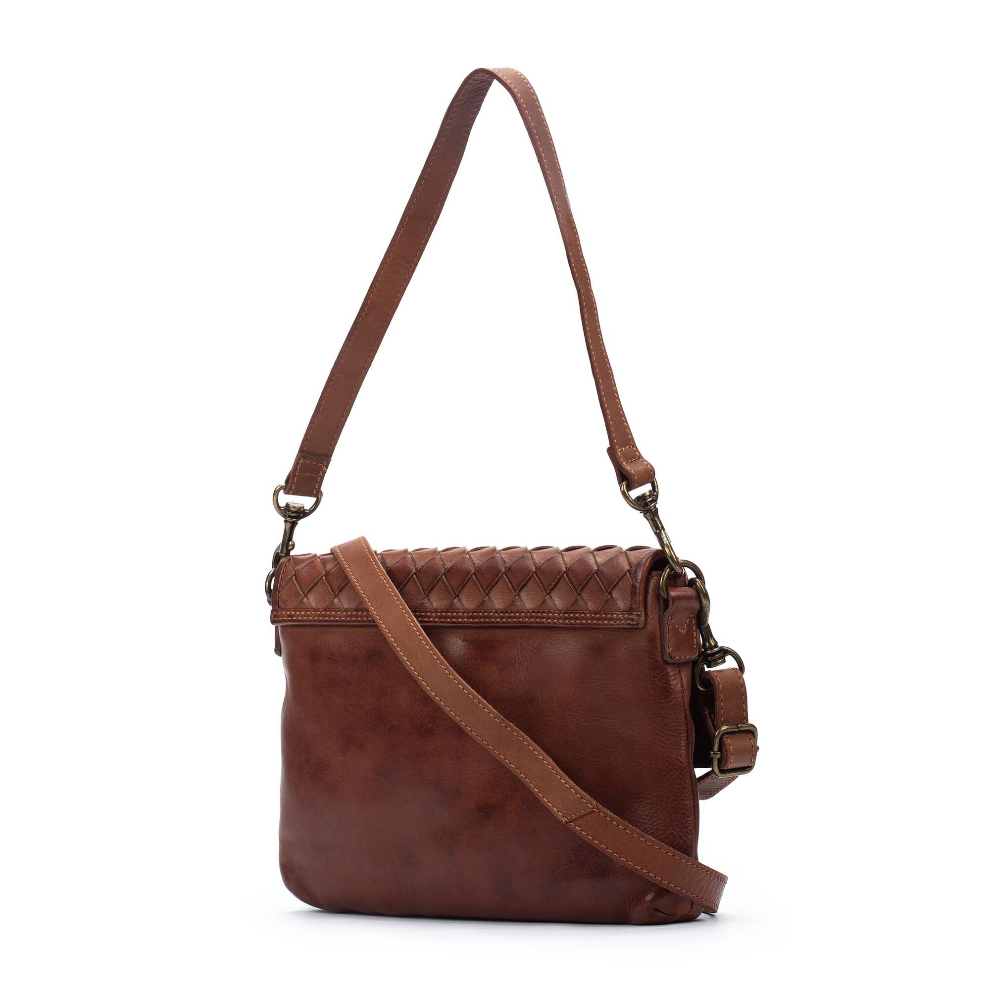 Women's braided flap shoulder bag FAURA WHA-1084 | Outlet PIKOLINOS