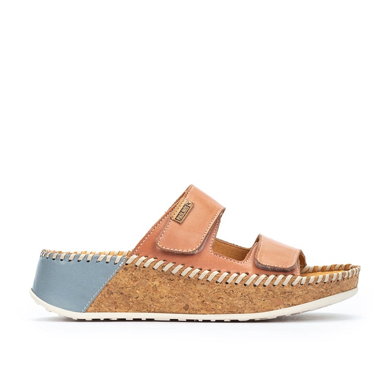 Pikolinos Sandalias cuña de piel MARINA W1C