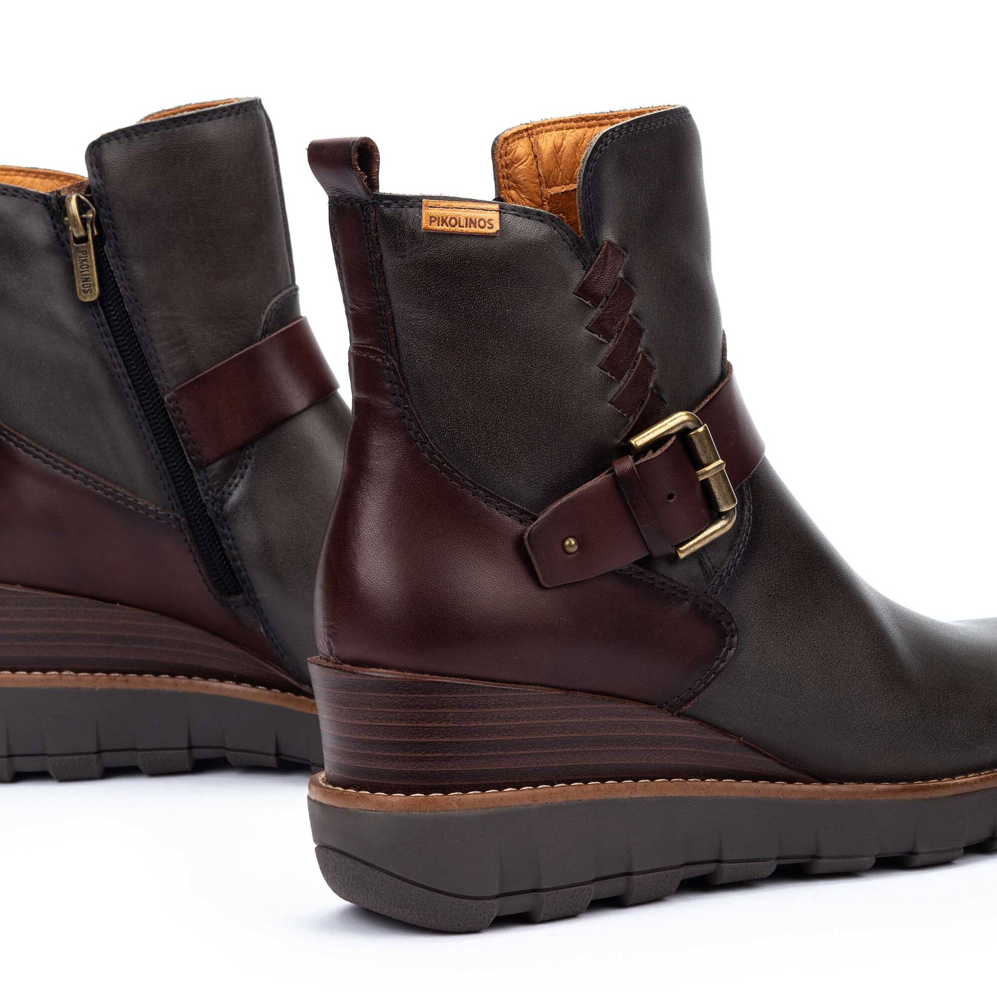 Heeled Booties | SANLUCAR W8F-8842C1, LEAD, large image number 60-W8F-8842C1_058_Pikolinos_SANLUCAR_LEAD_full.jpg | null