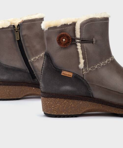 Flat ankle boots | GRANADA W0W-8711C2 | DARK GREY | Pikolinos
