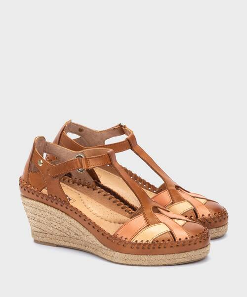 Wedges and platforms | VILA W9Y-1504C1 | BRANDY | Pikolinos