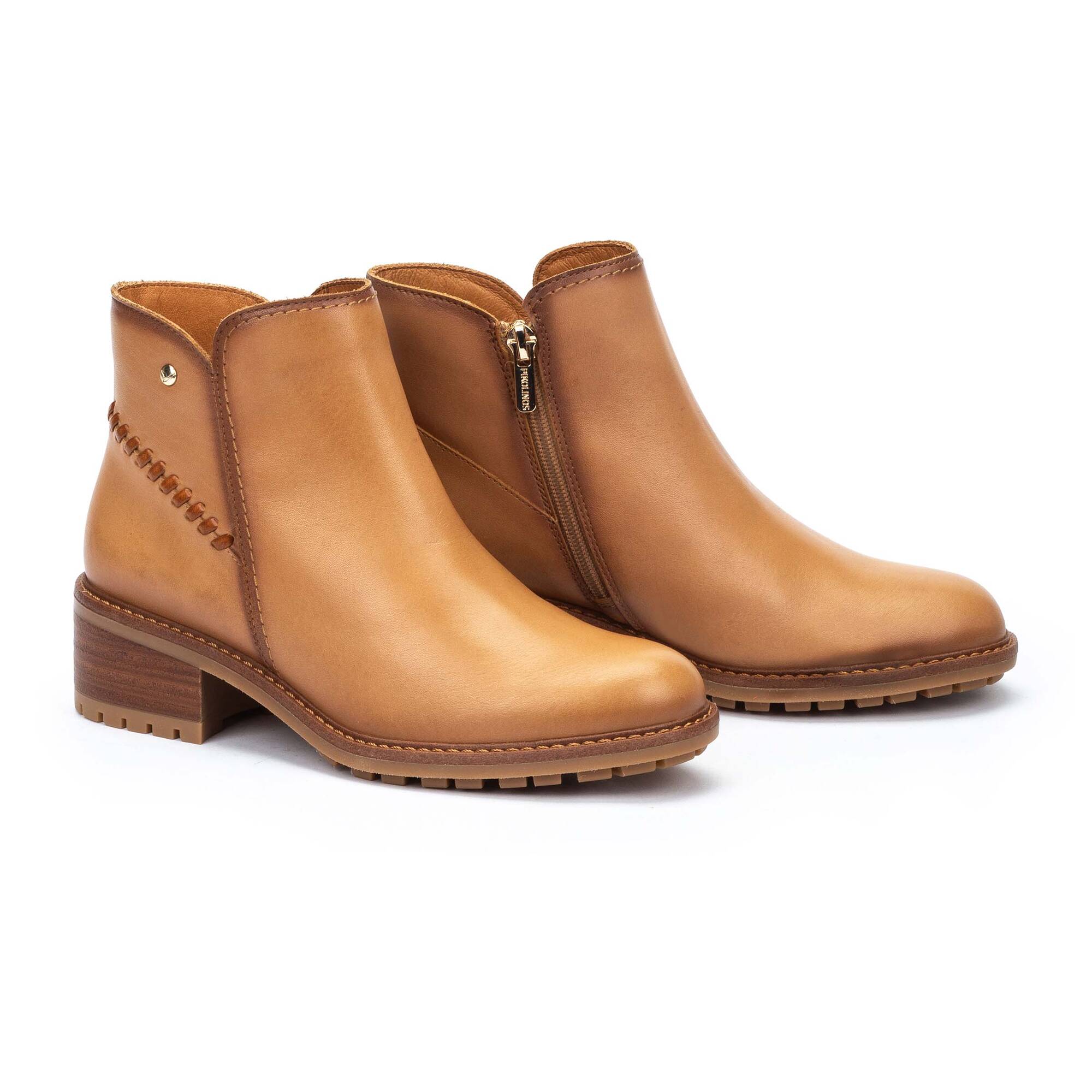 Heeled ankle boots | MEDINA W0D-8871, ALMOND, large image number 100-W0D-8871_843_Pikolinos_MEDINA_ALMOND_full.jpg | null