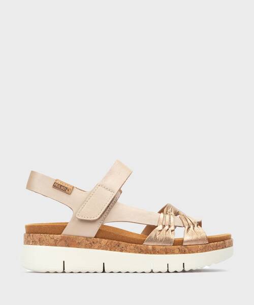 Sleehak en platform | PALMA W4N-0968CLC1 | CHAMPAGNE | Pikolinos
