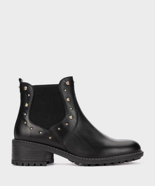 Bottines &agrave; Talons | MEDINA W0D-8532 | BLACK | Pikolinos