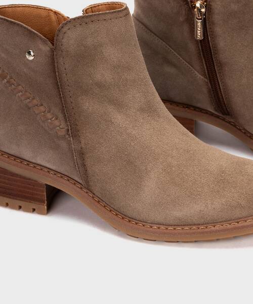 Botines con Tac&oacute;n | MEDINA W0D-8871SE | TAUPE | Pikolinos