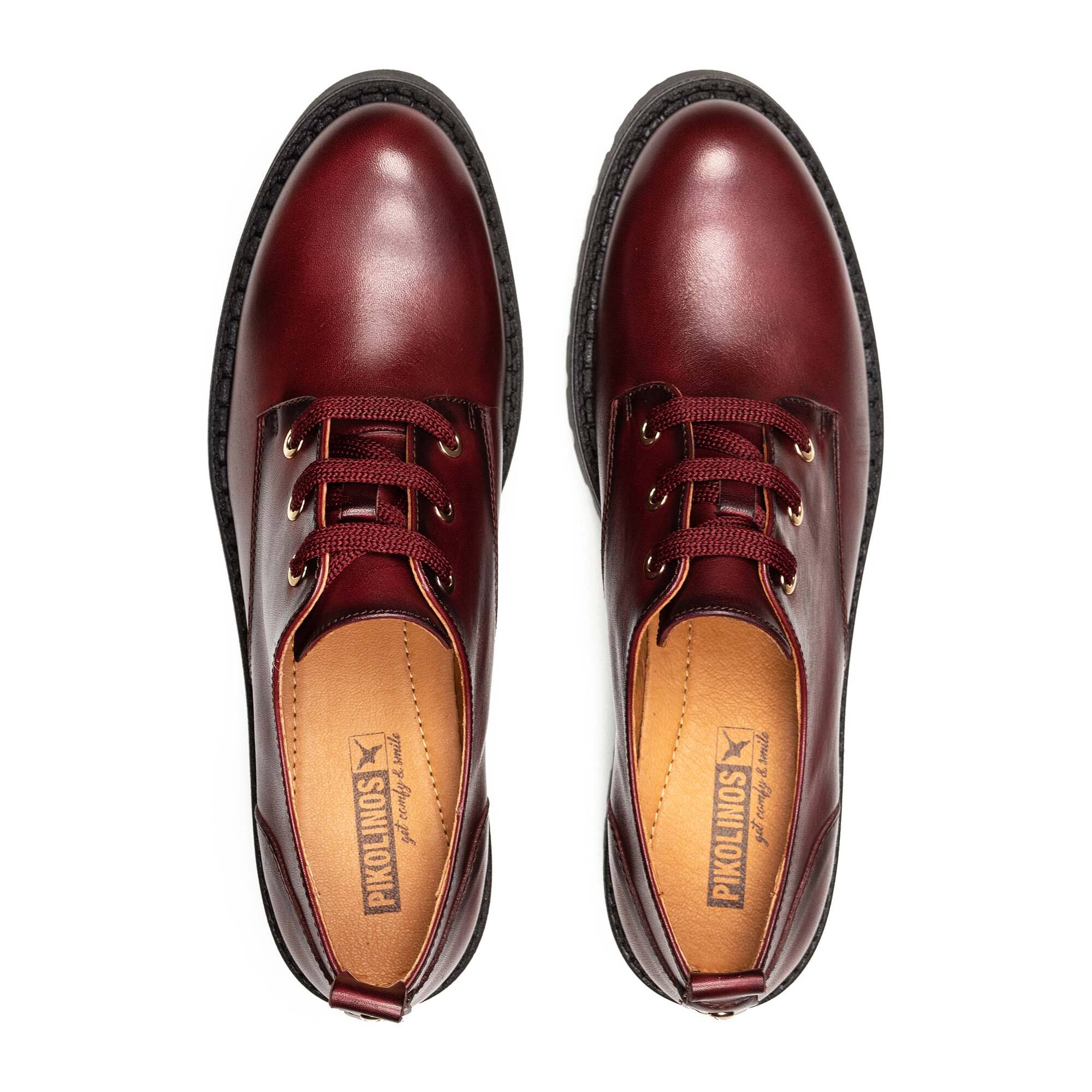 Flats | AVILES PKW6P-4632, GARNET, large image number 100-PKW6P-4632_511_Pikolinos_AVILES_GARNET_full.jpg | null