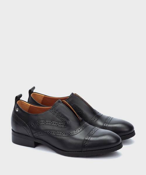 Platte schoenen | ROYAL PKW4D-3510NE | BLACK | Pikolinos