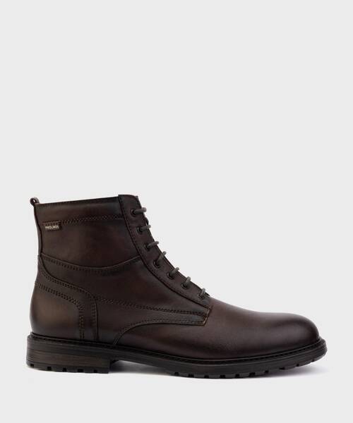 Bota con cordones y cremallera para hombre , ANCARES M8P , ANCARES M8P-8226PN , OLMO