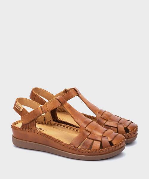 Sandals and Mules | CADAQUES W8K-0965 | BRANDY | Pikolinos