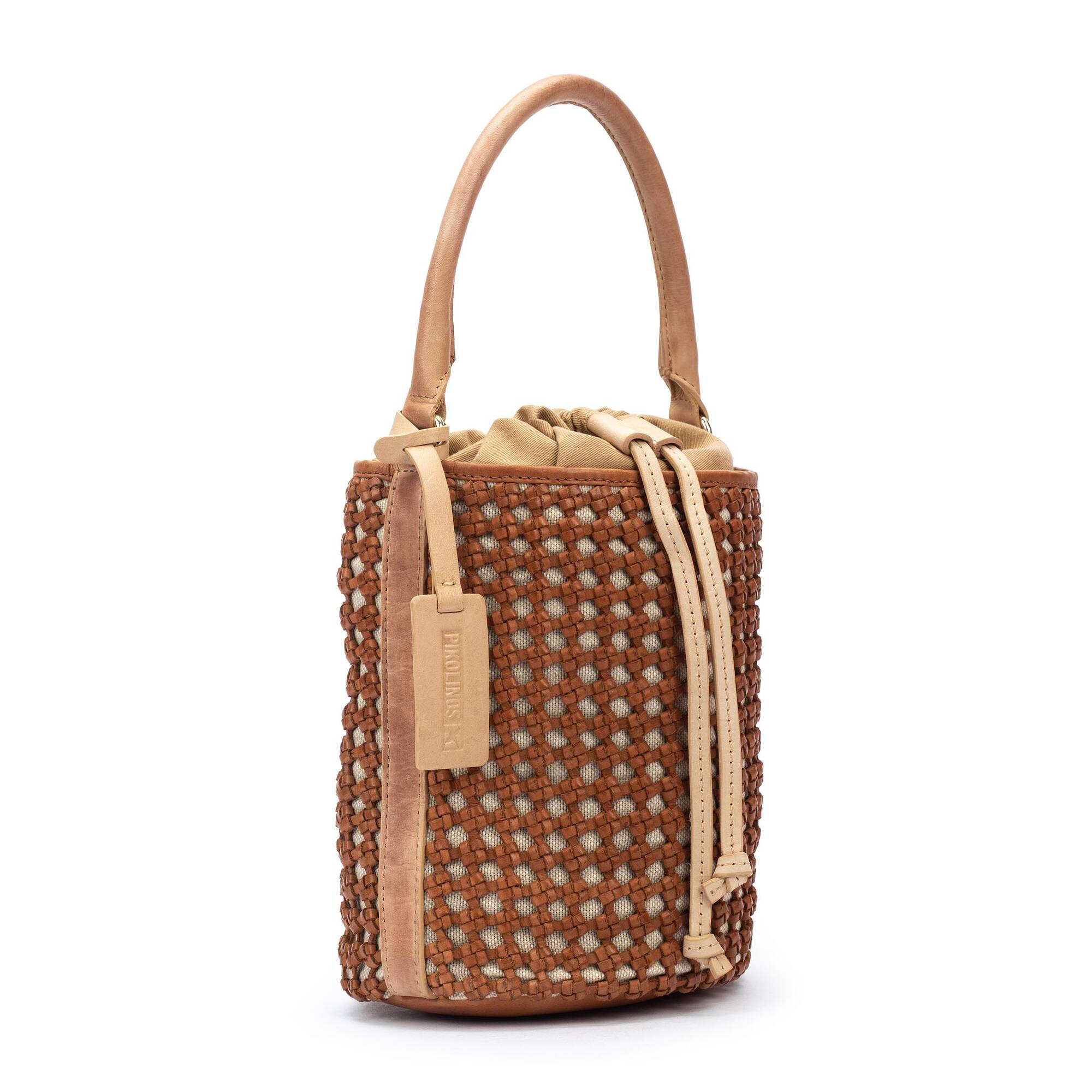 Women's bucket bag with symetrical patterning MIRAMAR WHA531 Outlet