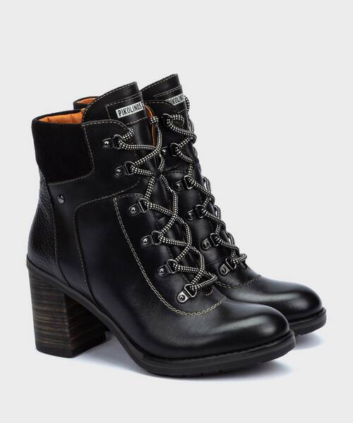 Ankle boots | POMPEYA W7S-8851 | BLACK | Pikolinos