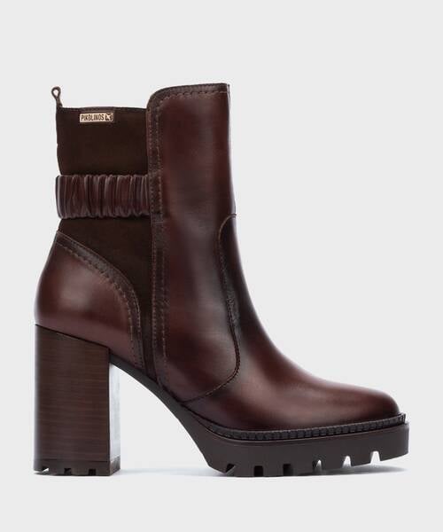 Botines de tacón | CERVERA W1H-8579C1 | CAOBA | Pikolinos