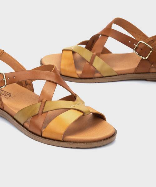 Flat sandals | FORMENTERA W8Q-0894C1 | BRANDY | Pikolinos