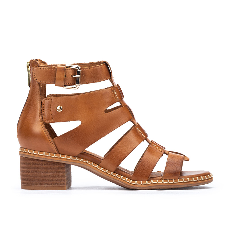 Pikolinos Sandalias tacón de piel BLANES W3H