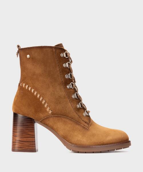 Bottines &agrave; Talons | PALENCIA W9U-8955SEC1 | BRANDY | Pikolinos