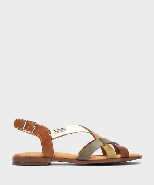 Flat sandals | ALGAR W0X-0556C6 | BRANDY | Pikolinos
