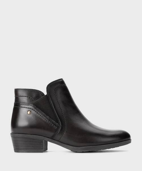 Heeled ankle boots | DAROCA W1U-8726 | BLACK | Pikolinos