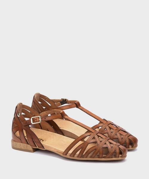 Sandalen en klompen | BENISSA W6Q-4527 | BRANDY | Pikolinos