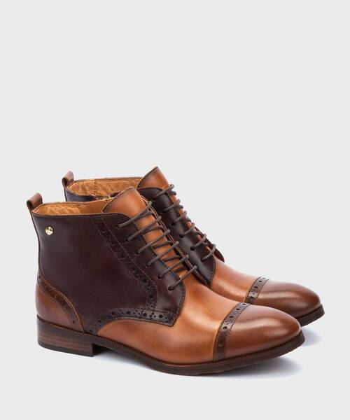 Botines Planos | ROYAL W4D-8717C3 | CUERO | Pikolinos